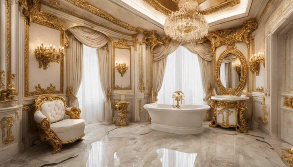 luxurious toilet resembling a throne