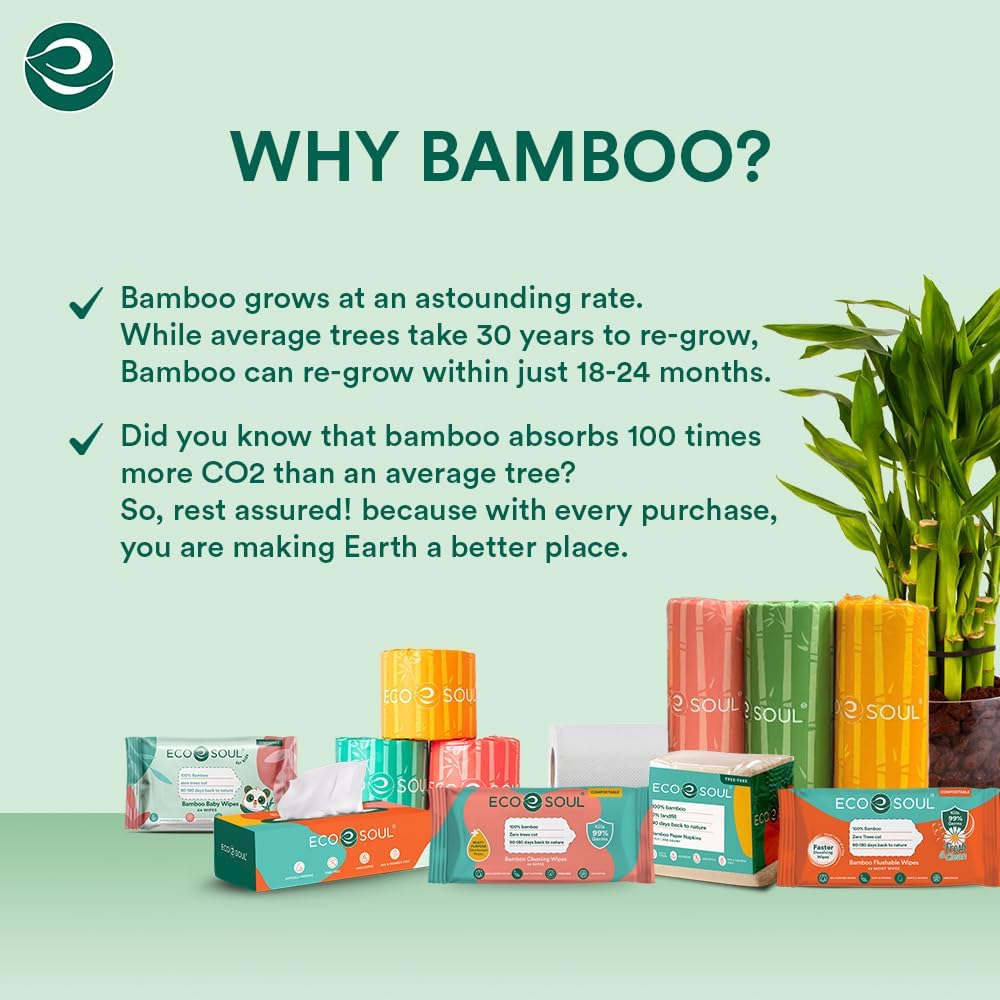 ECO SOUL Bamboo Toilet Paper