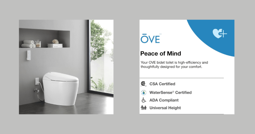 Ove Decors Tuva Bidet Toilet 