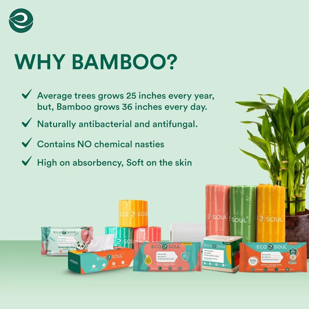 ECO SOUL Bamboo Toilet Paper