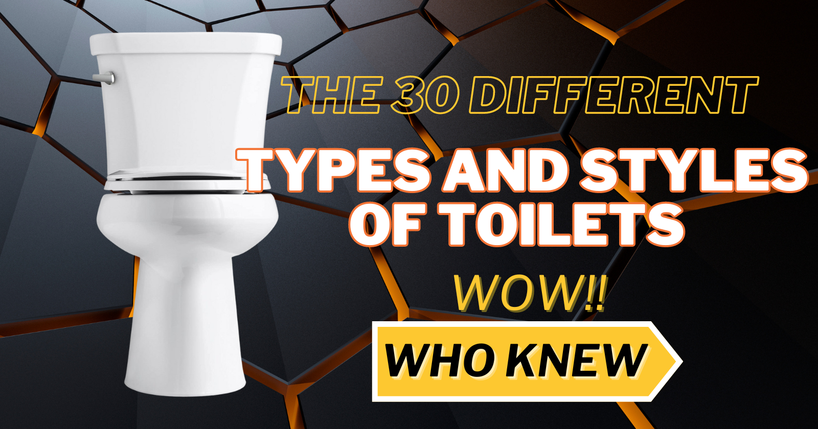 The 30 Different Types And Styles Of Toilets