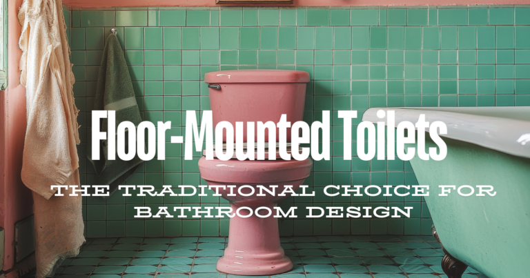 Floor-Mounted Toilets: The Traditional Choice for Bathroom Design